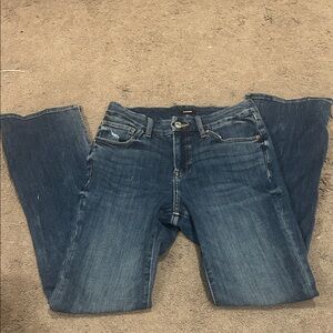 Express Skyscraper Mid Rise Flare Jeans